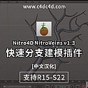 快速分支建模插件 Nitro4D NitroVeins v1.3 For Cinema 4D -建模辅助