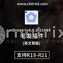 毛发插件Ornatrix1.0.0.21988 for Cinema 4D  Ornatrix  for Cinema 4D 中文汉化版 -建模辅助