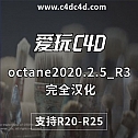 octane2020.2.5_R3 完全汉化安装包 oc2020.2.5-r3 汉化版oc2020.2.5完全汉化版节点汉化版